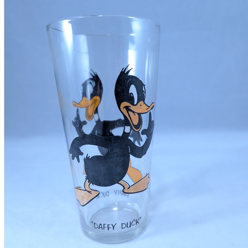 Vintage 1973 Daffy Duck Pepsi Collector Series Glass Looney Tunes‎ Warner Bros